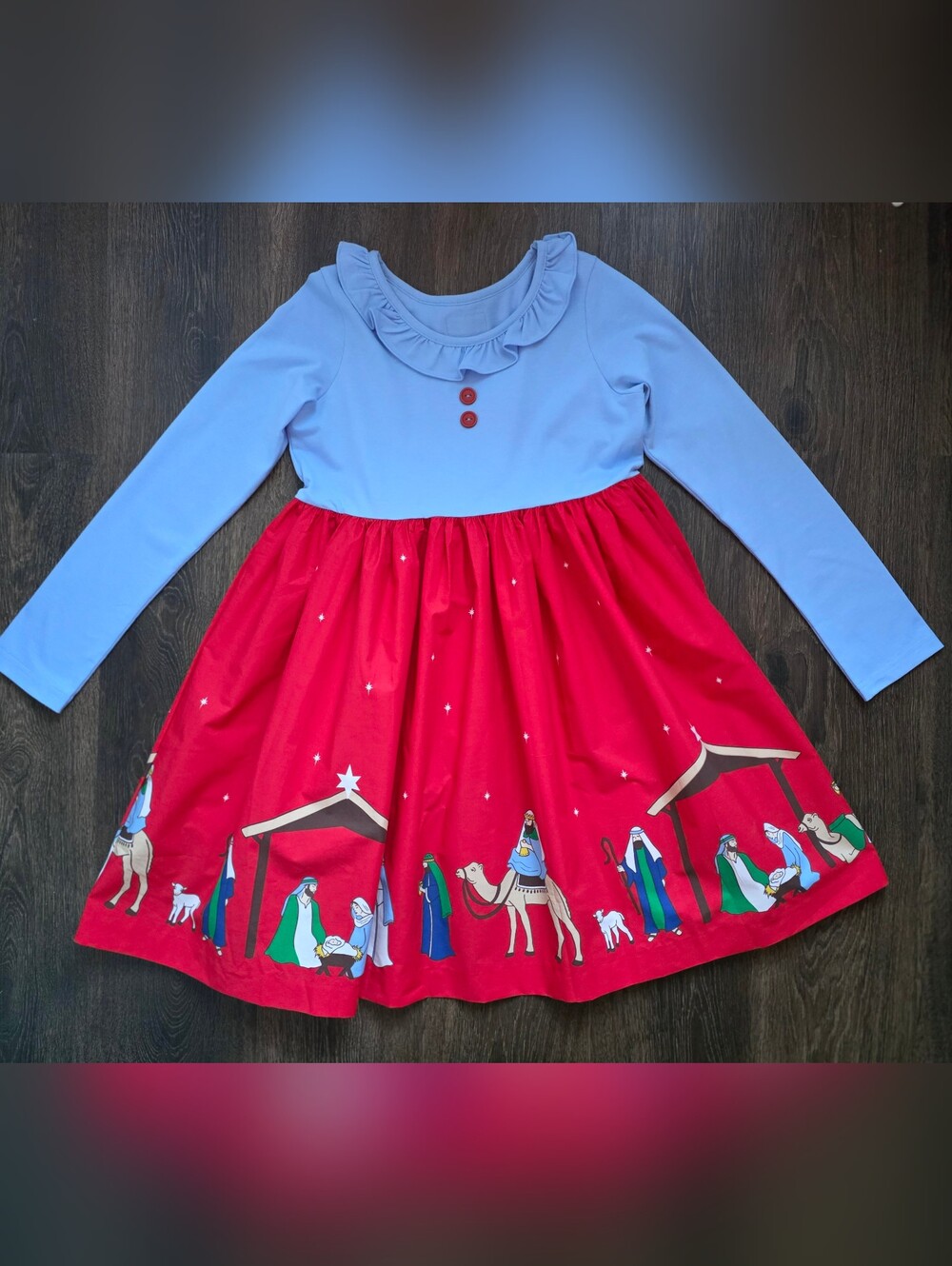 Eleanor Rose Heather "Silent Night" Nativity dress